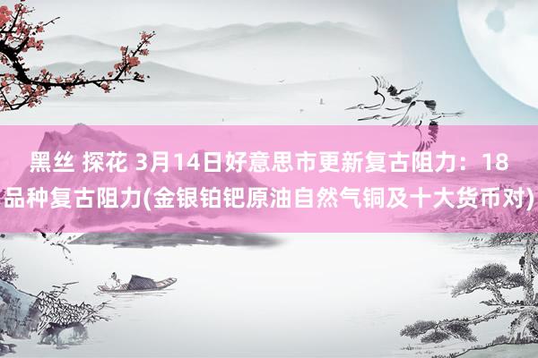 黑丝 探花 3月14日好意思市更新复古阻力：18品种复古阻力(金银铂钯原油自然气铜及十大货币对)